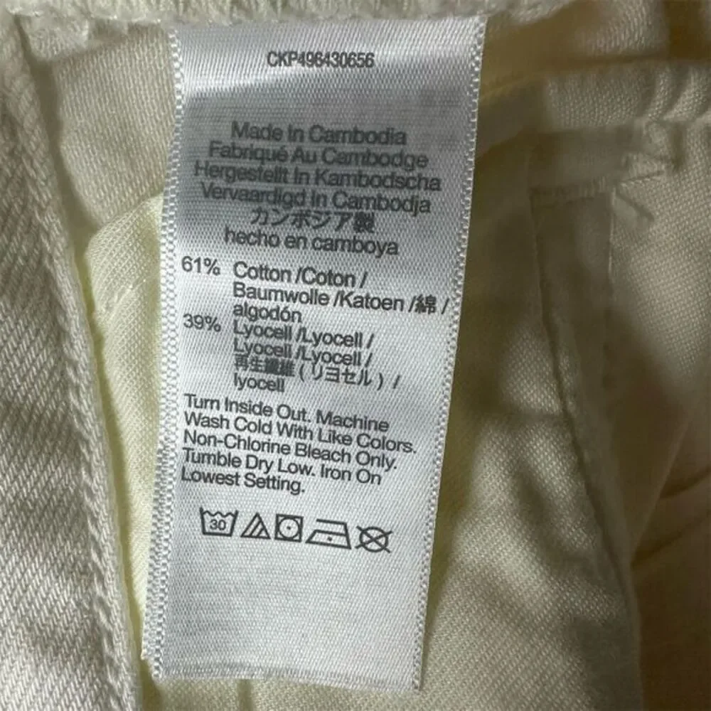 NWT Madewell Women's The Harlow Wide-Leg Jean Airy Denim Trouser‎ Off White 28 - Picture 13 of 13